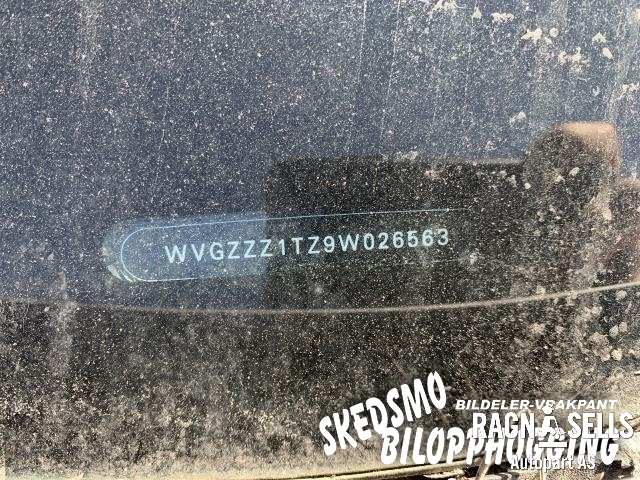 VW Touran 2007-2010 (Type I, Fase 2) , Motorkode: BXJ, Girkassekode: