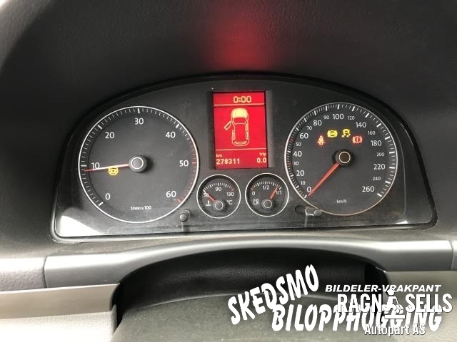 VW Touran 2007-2010 (Type I, Fase 2) , Motorkode: BLS, Girkassekode: BXD