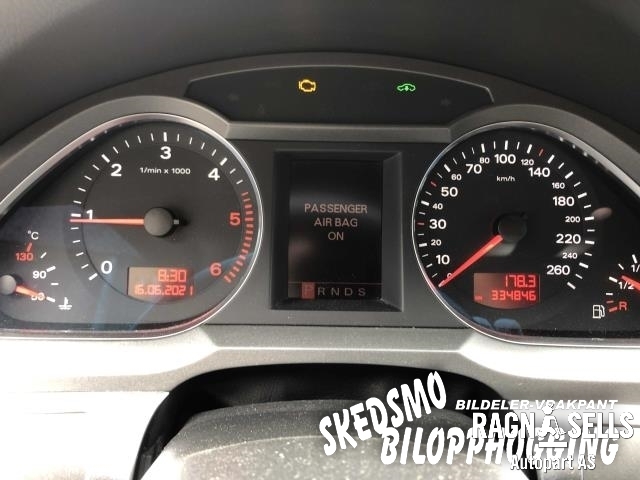 Audi A6 2005-2008 (Type III, Fase 1) (C6) (C6), Motorkode: BPP, Girkassekode: HXM