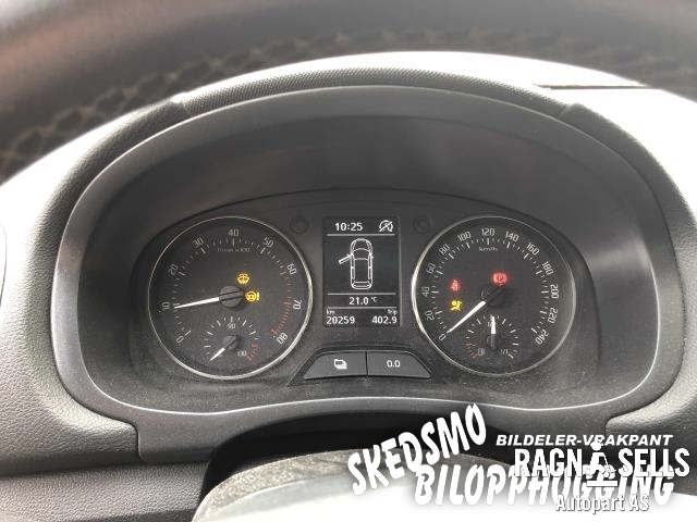 Škoda Fabia 2010-2014 (Type II, Fase 2) , Motorkode: CGPA, Girkassekode: MGZ
