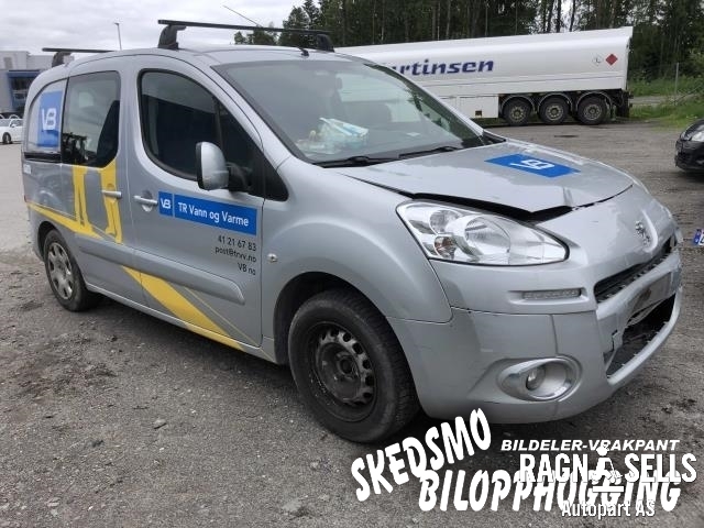 Peugeot Partner 2008-2015 (Type II, Fase 1) , Motorkode: 9HF 0135 SW, Girkassekode: 16 089 352 80
