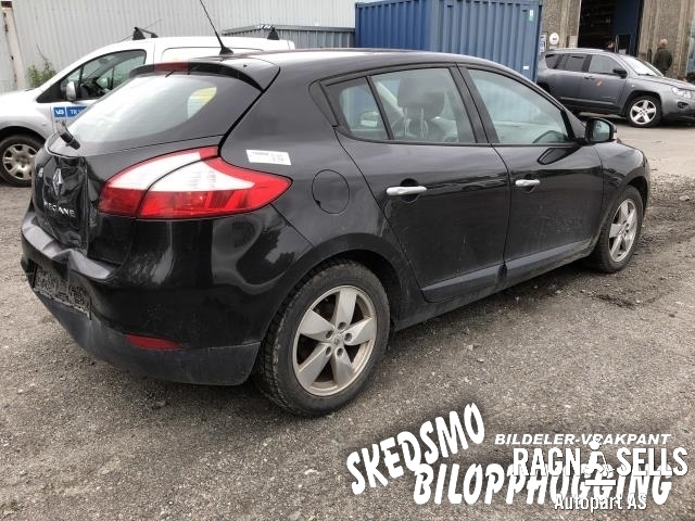Renault Megane 2009-2016 Type III , Motorkode: K9K H8, Girkassekode: 