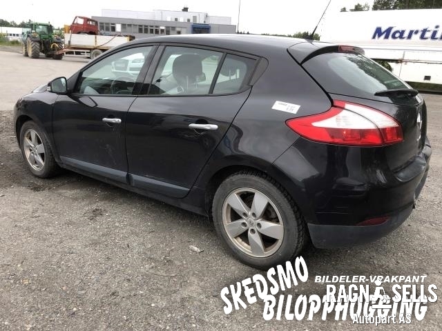 Renault Megane 2009-2016 Type III , Motorkode: K9K H8, Girkassekode: 