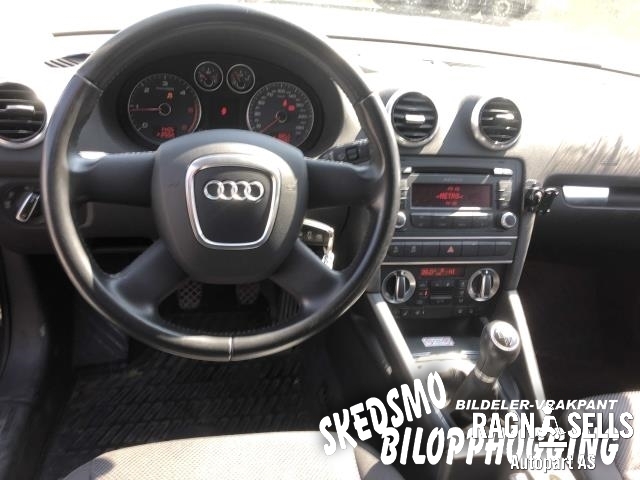 Audi A3 2009-2012 (Type II, Fase 2) , Motorkode: CAYC, Girkassekode: LUB