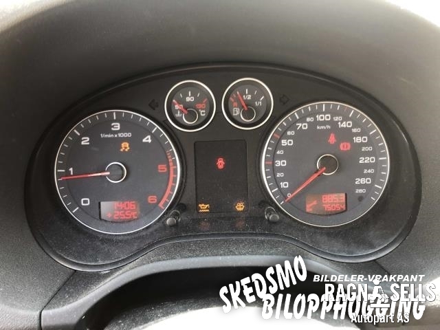 Audi A3 2009-2012 (Type II, Fase 2) , Motorkode: CAYC, Girkassekode: LUB