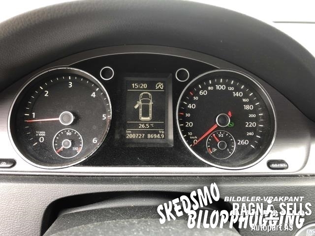 VW Passat 2011-2015 (B7) (B7), Motorkode: CFFB, Girkassekode: MSV