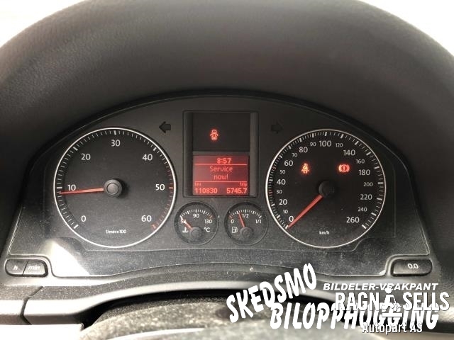VW Golf V, Combi 2003-2008 , Motorkode: BLS, Girkassekode: JCR