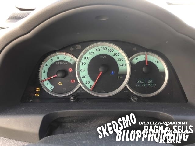 Toyota Verso 2002-2004 (COROLLA) (COROLLA), Motorkode: 1ZZ-FE, Girkassekode: 