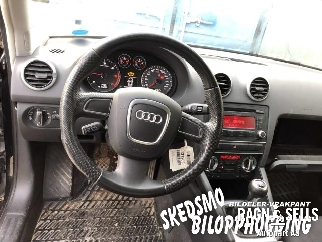 Audi A3 2009-2012 (Type II, Fase 2) , Motorkode: CAYC, Girkassekode: LUB