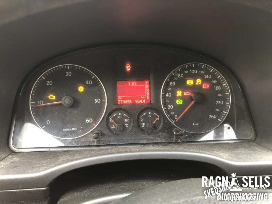 VW Caddy 2004-2010 (Type III, Fase 1) , Motorkode: BLS, Girkassekode: KCT