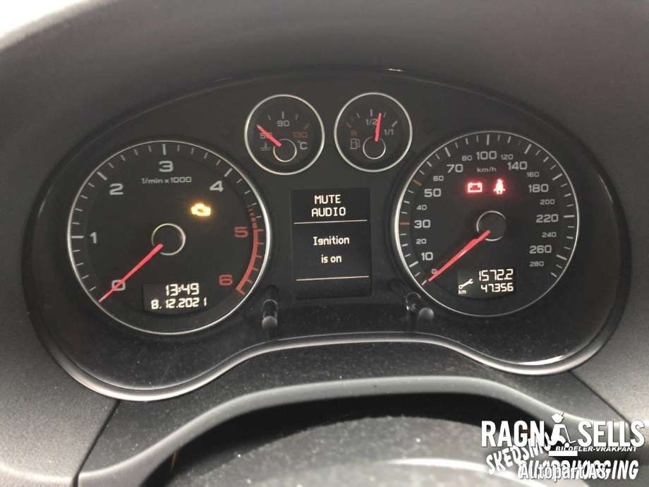 Audi A3 2009-2012 (Type II, Fase 2) , Motorkode: CAYC, Girkassekode: LUB