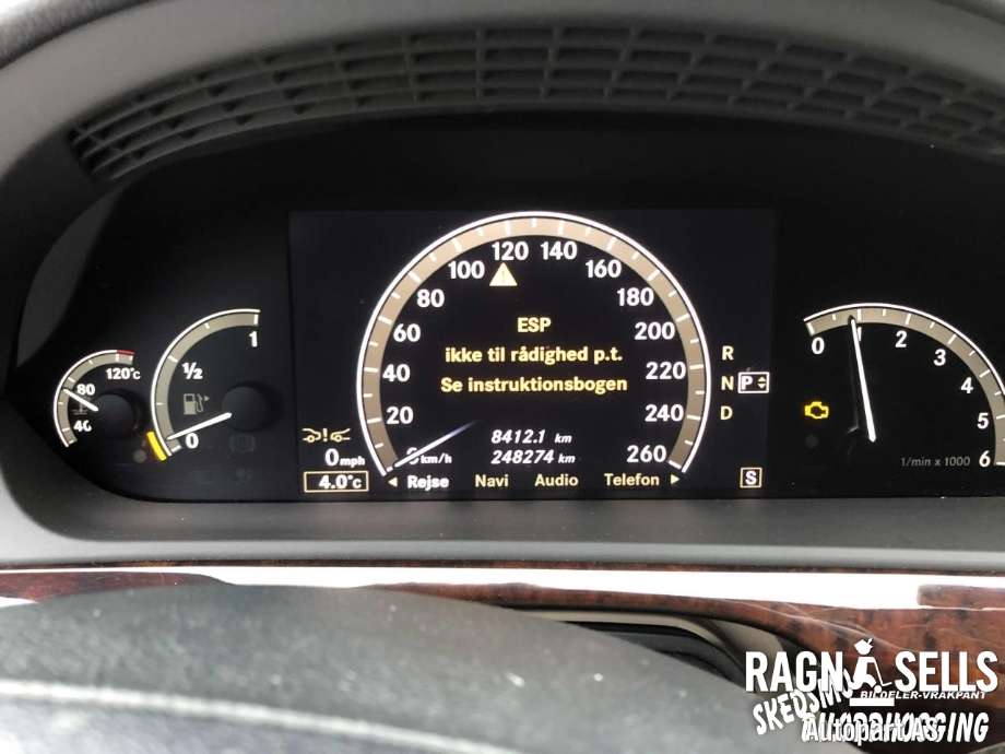 Mercedes S-Klasse 2005-2013 (W221) (W221), Motorkode: 642932, Girkassekode: 722962