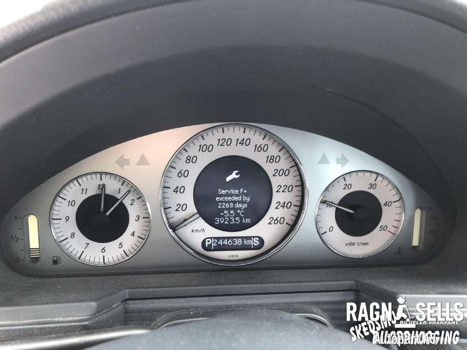 Mercedes E-Klasse 2002-2006 (Fase 1) (W211) (W211), Motorkode: 64696130286165, Girkassekode: 72269905581104