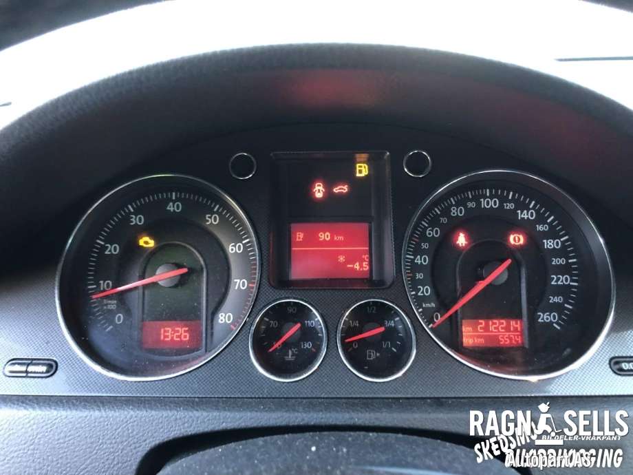 VW Passat 2005-2010 (B6) (B6), Motorkode: BSE, Girkassekode: