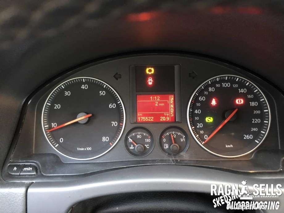 VW Golf, Plus/Cross 2005-2009 (Fase 1) , Motorkode: BSE, Girkassekode: HTN