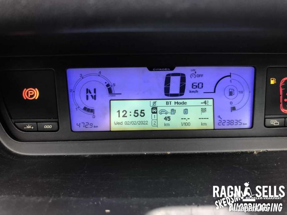 Citroën C4, Picasso 2006-2013 (Type I) , Motorkode: 9HZ 0135 GL, Girkassekode: 2231 79