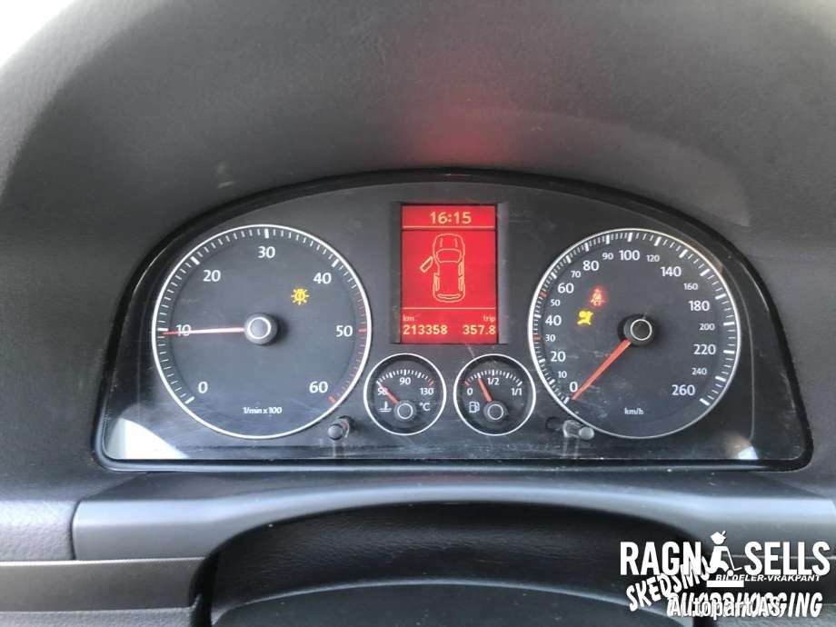 VW Touran 2007-2010 (Type I, Fase 2) , Motorkode: BLS, Girkassekode: JYK