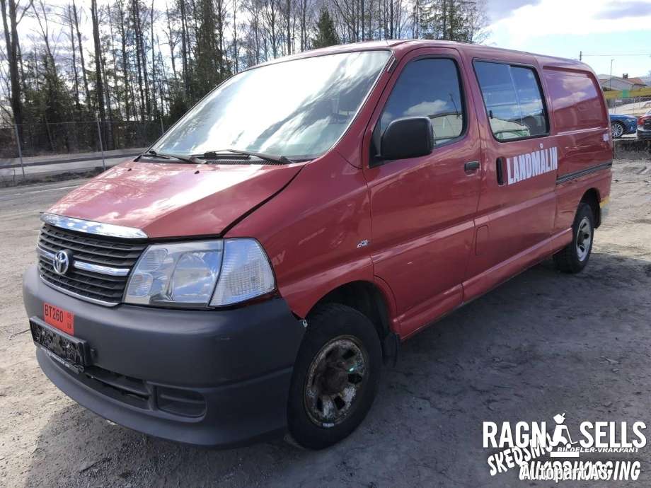 Toyota Hiace 2007-2012 (Fase 3) , Motorkode: 2KD-FTV, Girkassekode: 3303026A60