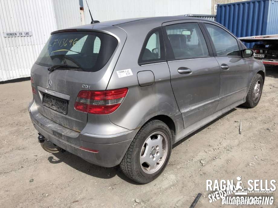Mercedes B-Klasse 2005-2008 (Fase 1) (W245) (W245), Motorkode: 640940, Girkassekode: 722800