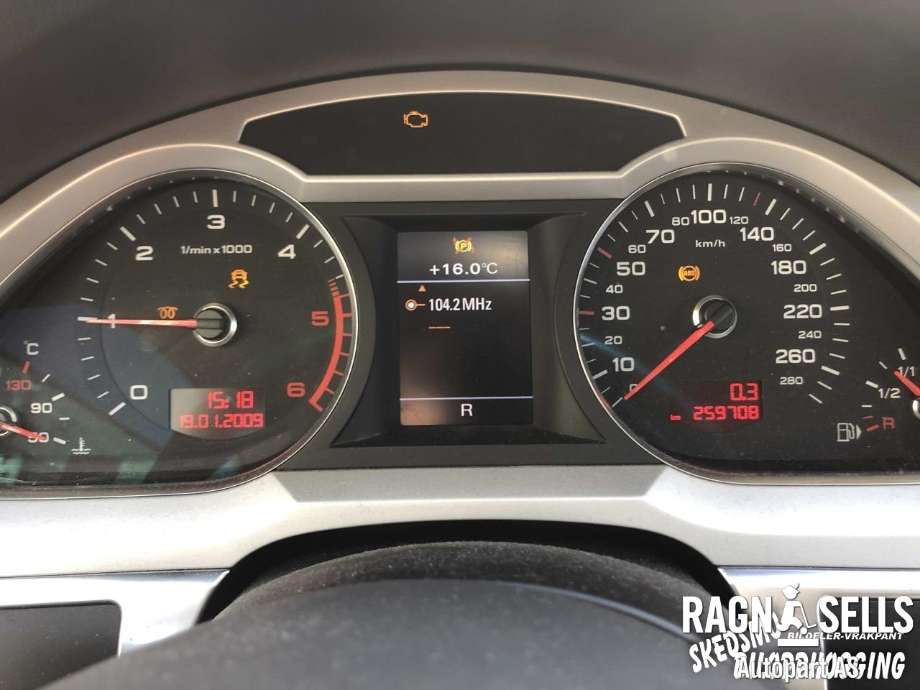 Audi A6 2008-2011 (Type III, Fase 2) (C6) (C6), Motorkode: CAG, Girkassekode: LDQ