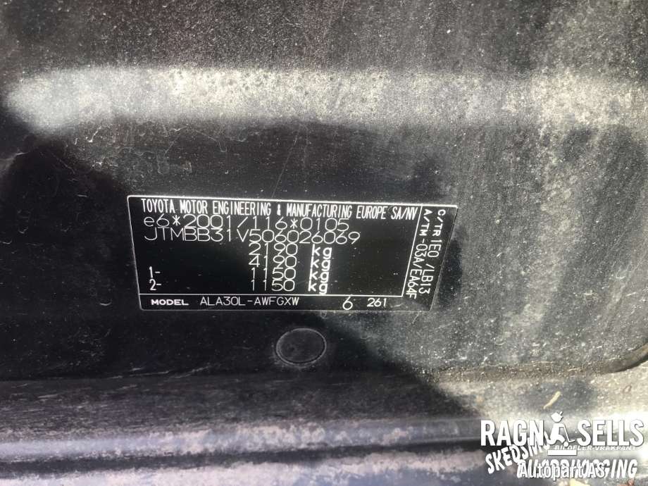 Toyota RAV4 2006-2009 (Type III, Fase 1) , Motorkode: 2AD-FHV, Girkassekode: 3030042200