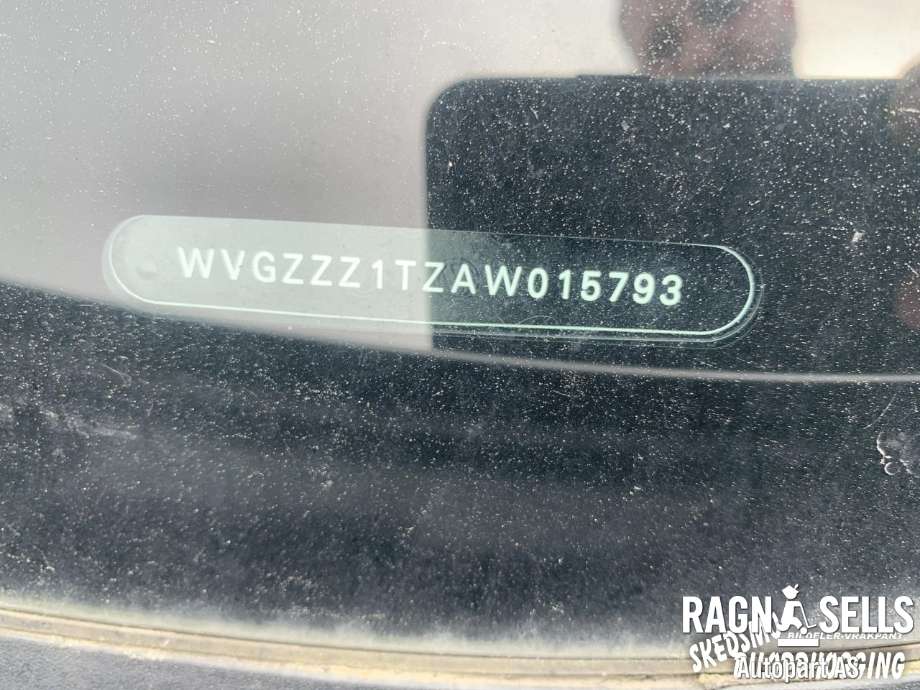VW Touran 2007-2010 (Type I, Fase 2) , Motorkode: BLS, Girkassekode: