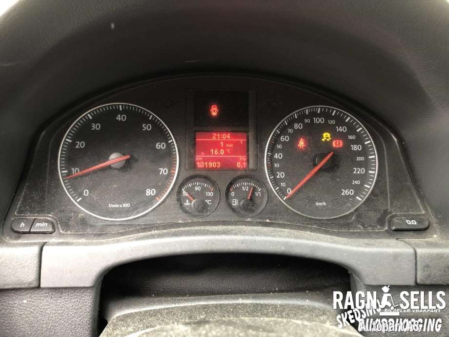 VW Golf, Plus/Cross 2005-2009 (Fase 1) , Motorkode: BSE, Girkassekode: GVY