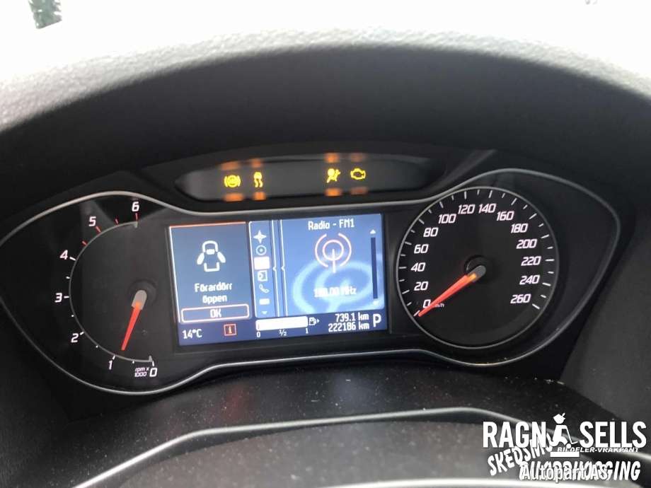 Ford Mondeo 2011-2014 (Type IV, Fase 2) , Motorkode: UFBA 9M5Q6006BD, Girkassekode: RMAV9R7000AG