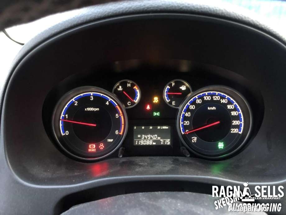 Suzuki SX4 2009-2013 (Type I, Fase 2) , Motorkode: D20AA, Girkassekode: 24711-57LA0