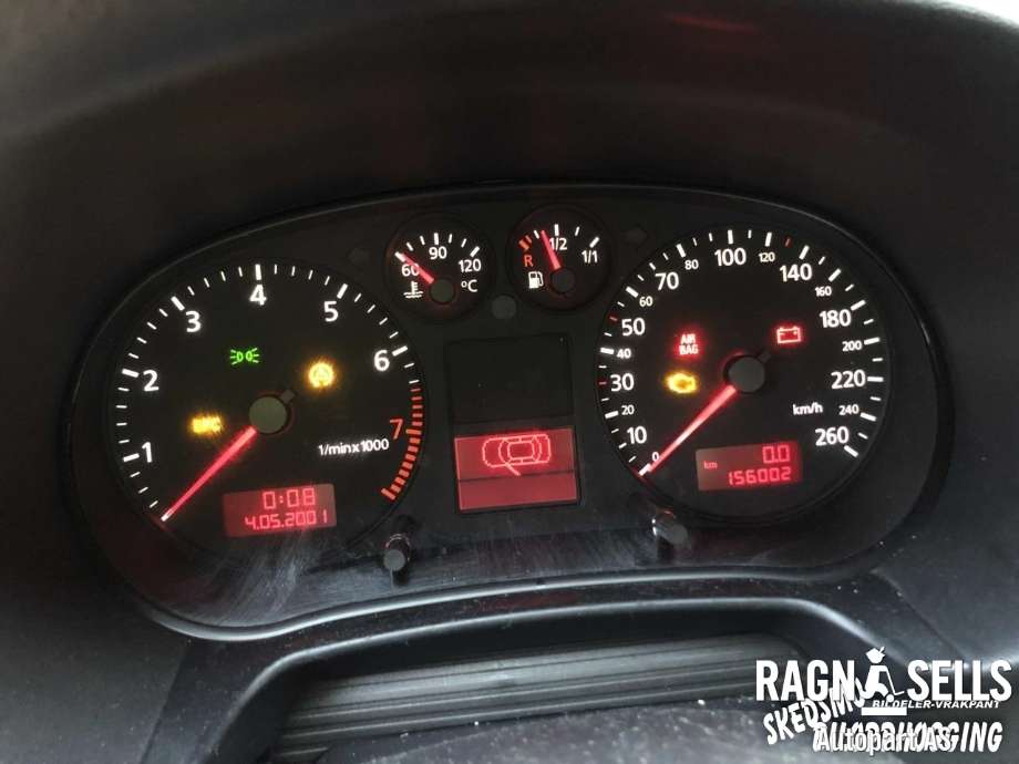 Audi A3 1996-2003 (Type I) , Motorkode: AVU, Girkassekode: DUU