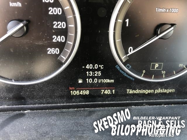BMW 5-Serie 2010-2017 (F10/F11) (F10/F11), Motorkode: N57D30A, Girkassekode: 