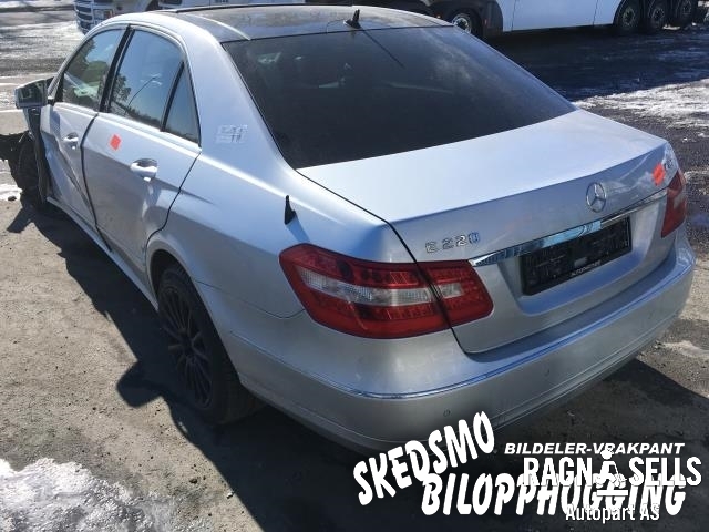 Mercedes E-Klasse 2009-2013 (Fase 1) (W212) (W212), Motorkode: 651924, Girkassekode: 722646 07 851180