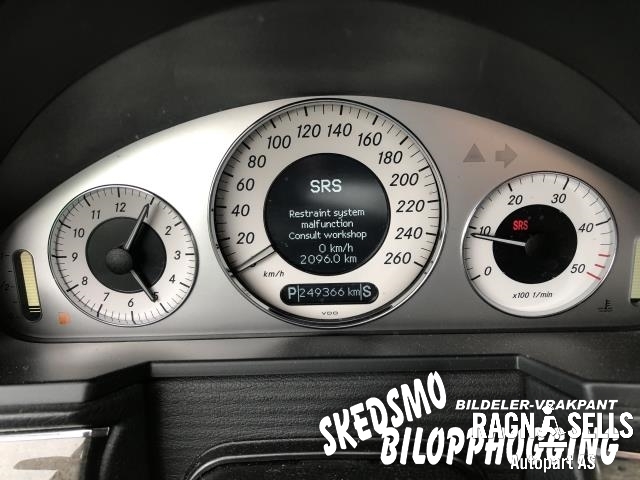 Mercedes E-Klasse 2006-2009 (Fase 2) (W211) (W211), Motorkode: 646821, Girkassekode: 722640 07 424963