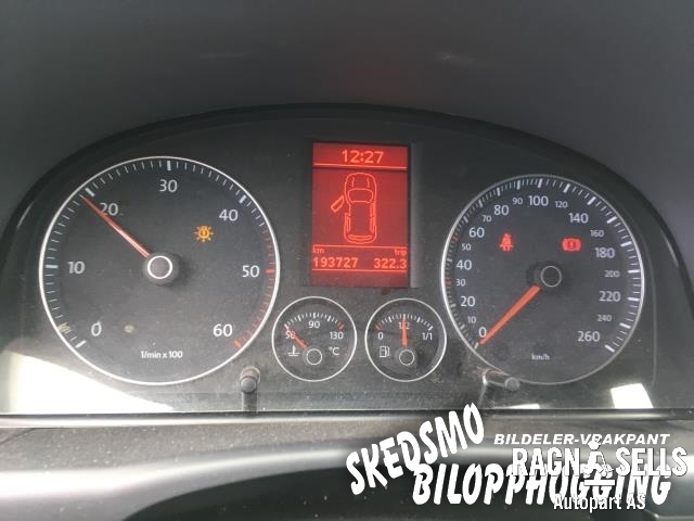 VW Touran 2007-2010 (Type I, Fase 2) , Motorkode: BLS, Girkassekode: KWD