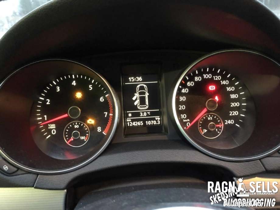 VW Golf VI 2008-2012 , Motorkode: CAVD, Girkassekode: KWB