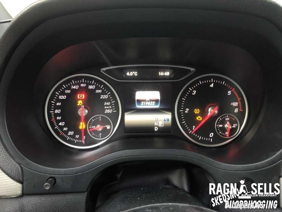 Mercedes B-Klasse 2011-2018 (W246) (W246), Motorkode: K9K, Girkassekode: 724020