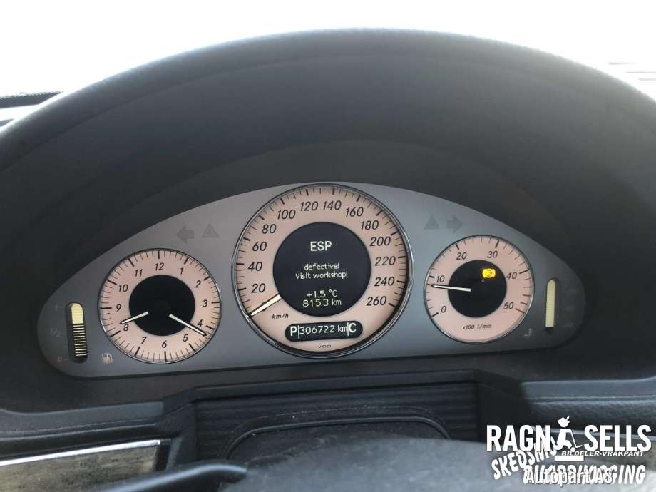 Mercedes E-Klasse 2002-2006 (Fase 1) (W211) (W211), Motorkode: 648 961, Girkassekode: 722626