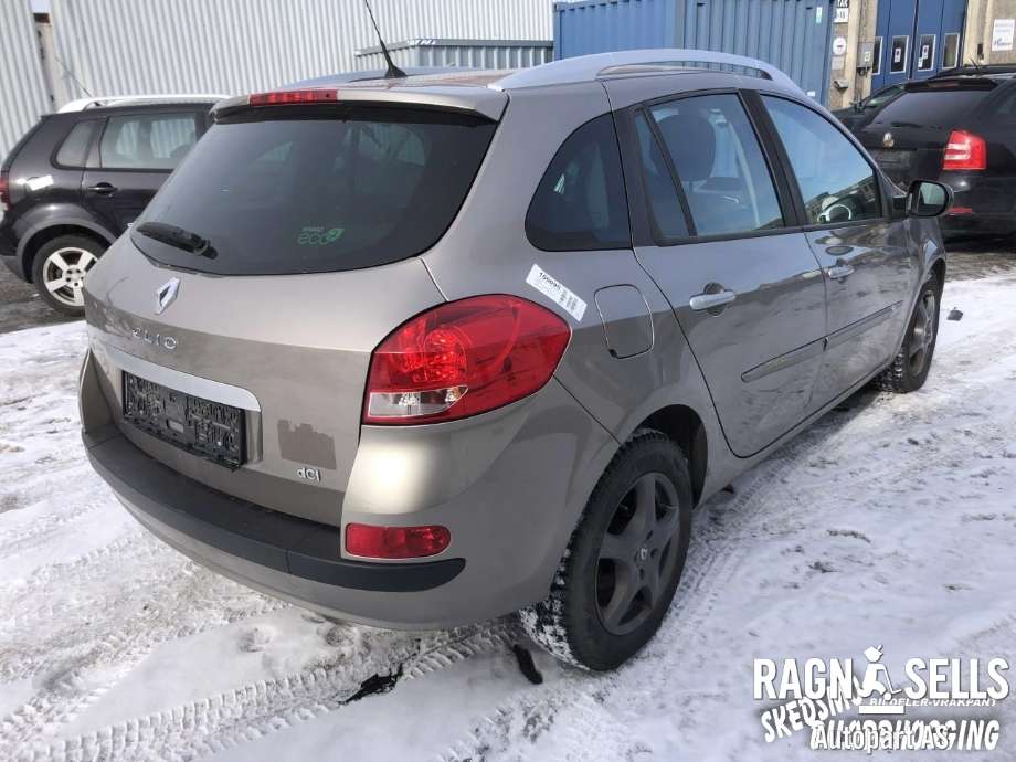 Renault Clio 2009-2012 (Type III, Fase 2) , Motorkode: K9K 67, Girkassekode: