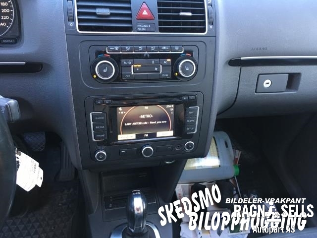 VW Touran 2010-2015 (Type I, Fase 3) , Motorkode: CFJA, Girkassekode: NJJ