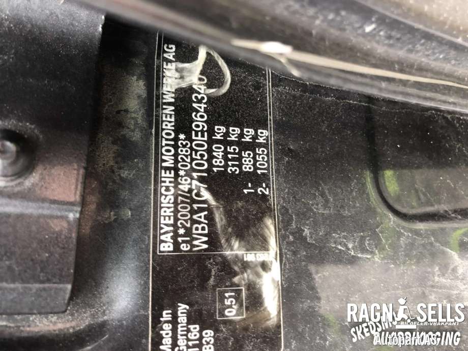 BMW 1-Serie 2011-2015 (Fase 1) (F20/F21) (F20/F21), Motorkode: N47D20C, Girkassekode: GA8HP-45Z