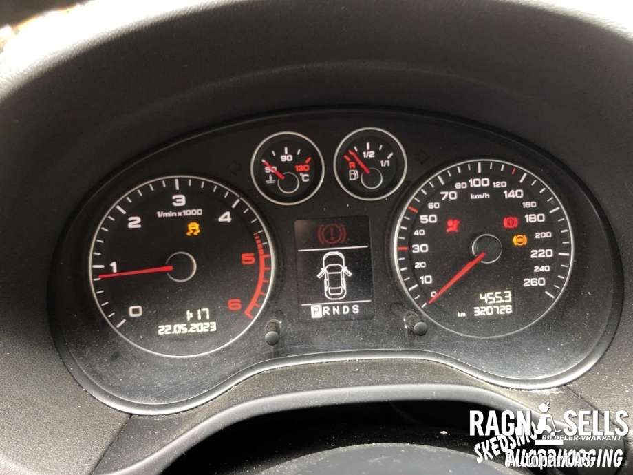 Audi A3 2009-2012 (Type II, Fase 2) , Motorkode: BLS, Girkassekode: LQS