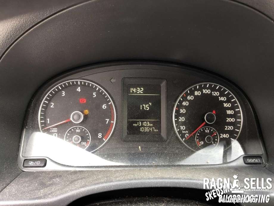 VW Caddy 2010-2015 (Type III, Fase 2) , Motorkode: CBZ, Girkassekode: NNG