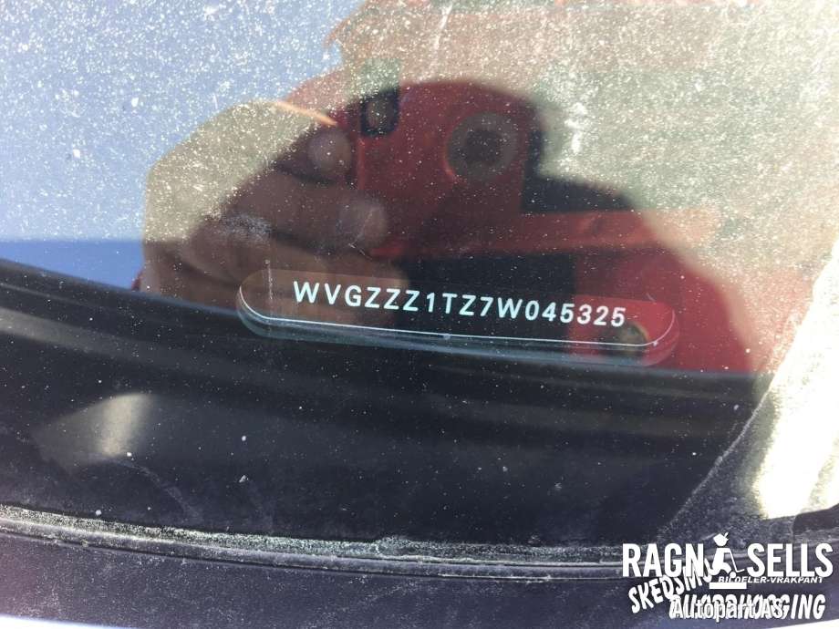 VW Touran 2007-2010 (Type I, Fase 2) , Motorkode: BXE, Girkassekode: JYK