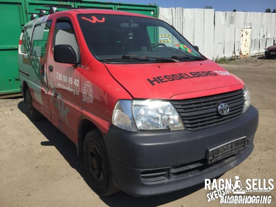 Toyota Hiace 2007-2012 (Fase 3) , Motorkode: 2KD-FTV, Girkassekode: