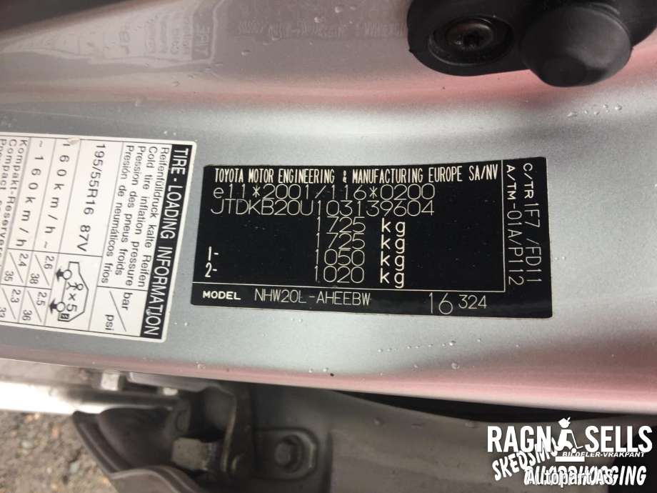 Toyota Prius 2004-2009 (Type II) (COMBI) (COMBI), Motorkode: 1NZ-FXE, Girkassekode: 3090047040