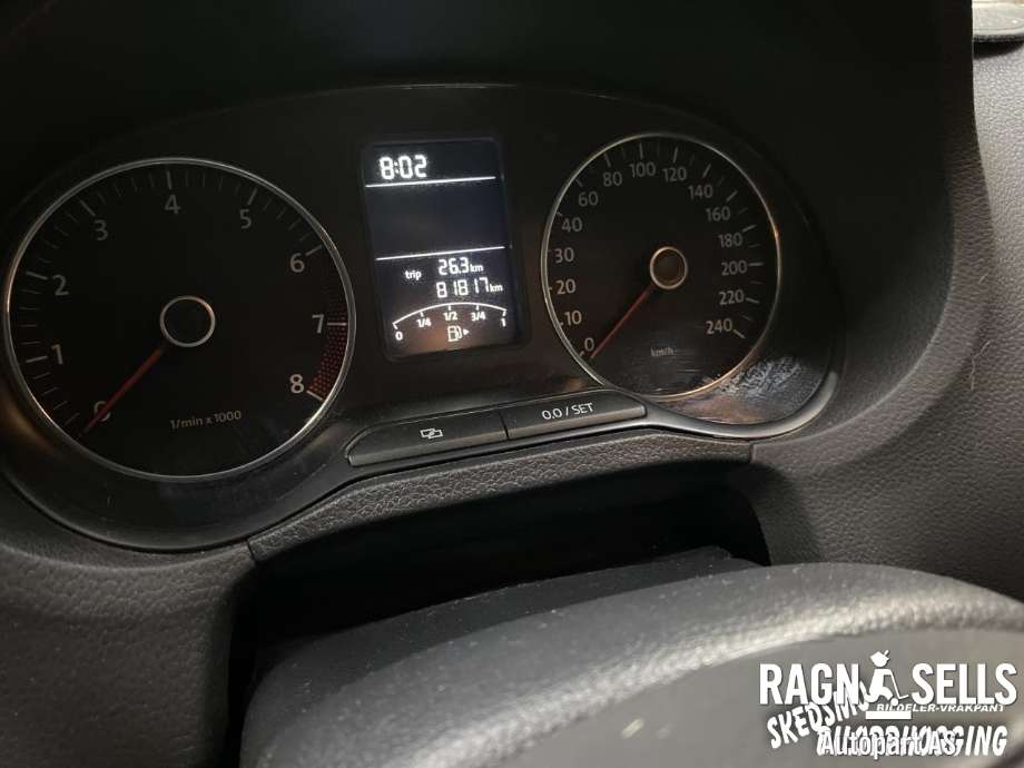 VW Polo 2009-2014 (Type V, Fase 1) , Motorkode: CGPA, Girkassekode: MGZ