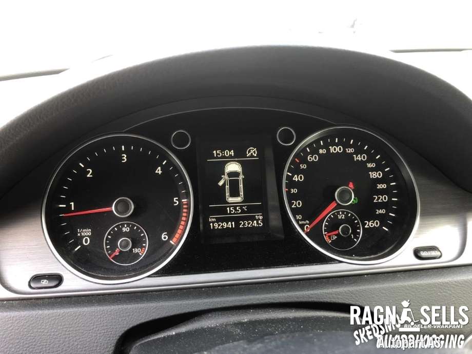 VW Passat 2011-2015 (B7) (B7), Motorkode: CFFB, Girkassekode: NJK