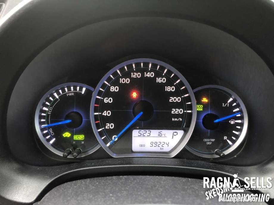 Toyota Yaris 2012-2014 (Type III, Fase 1) , Motorkode: 1NZ-FXE, Girkassekode: