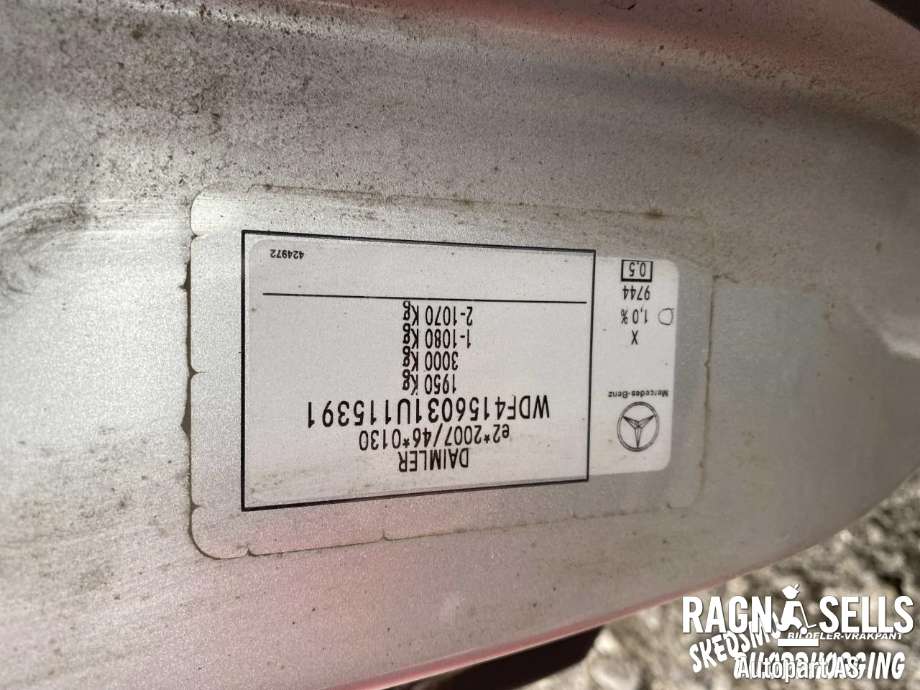 Mercedes Citan 2012-2021 (W415) (W415), Motorkode: K9K B6, Girkassekode: 700710
