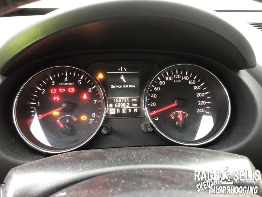 Nissan Qashqai 2010-2014 (Type I, Fase 2) , Motorkode: MR20, Girkassekode: 310201XT2D